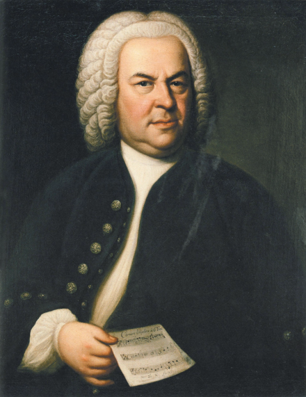 Johann Sebastian Bach mit Rätselkanon