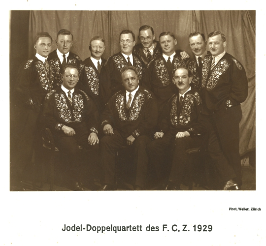 FCZ Jodel-Doppelquartett 1929